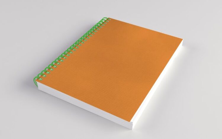 Spiral bound book printing