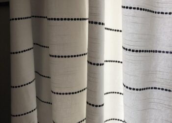 Black Striped Curtains Add Bold Style to Modern Interiors